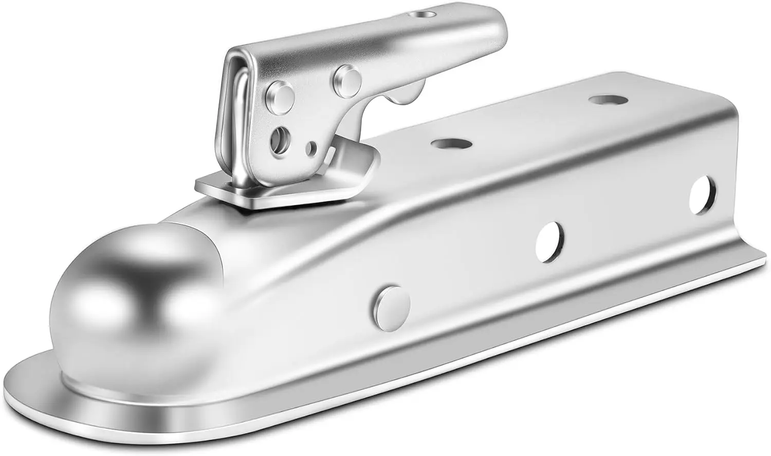 

2" Straight Trailer Tongue Coupler for 2" Ball, 3500LBS Capacity, Easy Adjustable & Corrosion Resistant