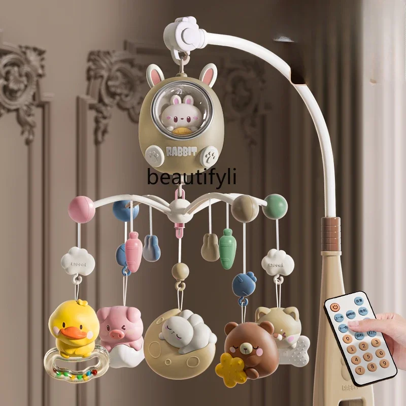 Bed bell baby toy baby bedside rattle rotating music hanging car pendant