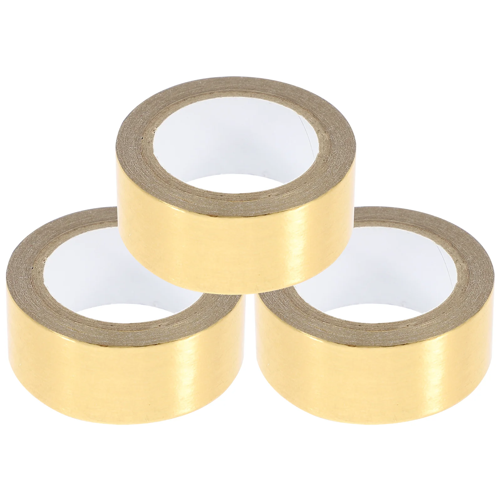 3 Rolls Decor Hot Stamping Tape Decorate Japanese Paper Hand Account Golden Bronzing Washi Aesthetic