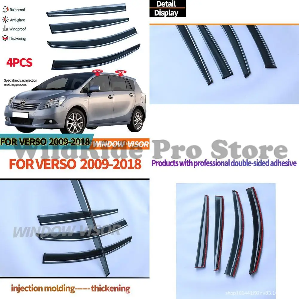 

1 set For TOYOTA VERSO 2009-2018 Window Visor Rain Shield