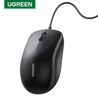UGREEN USB Wired Mouse with Ergonomic Design 1200 DPI 3 Buttons Mouse for Laptops and PCs