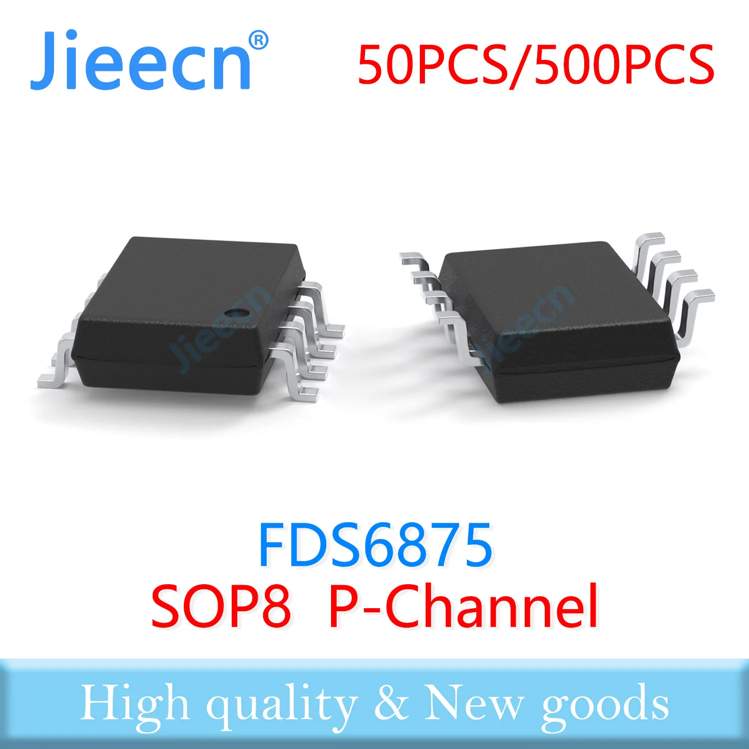 

Jieecn 50PCS 500PCS FDS6875 SOP8 20V 6A Dual P-Channel High quality