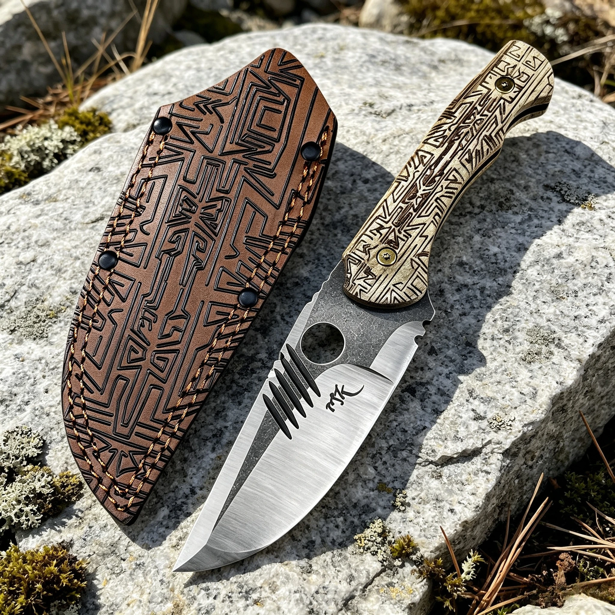 Couteau utilitaire d'extérieur - Edc Fixed Blade Deep Carry avis et prix