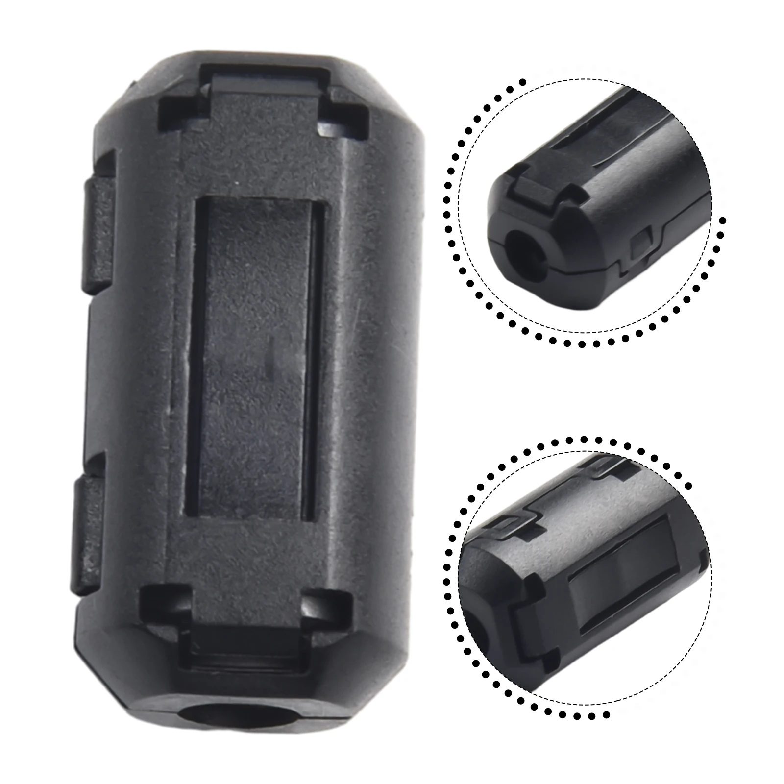10pcs TDK 5mm Ferrite Core Noise Suppressor Filter Ring Cable Clip On Wire RFI EMI Anti-jamming Soft Magnetic cable clamp