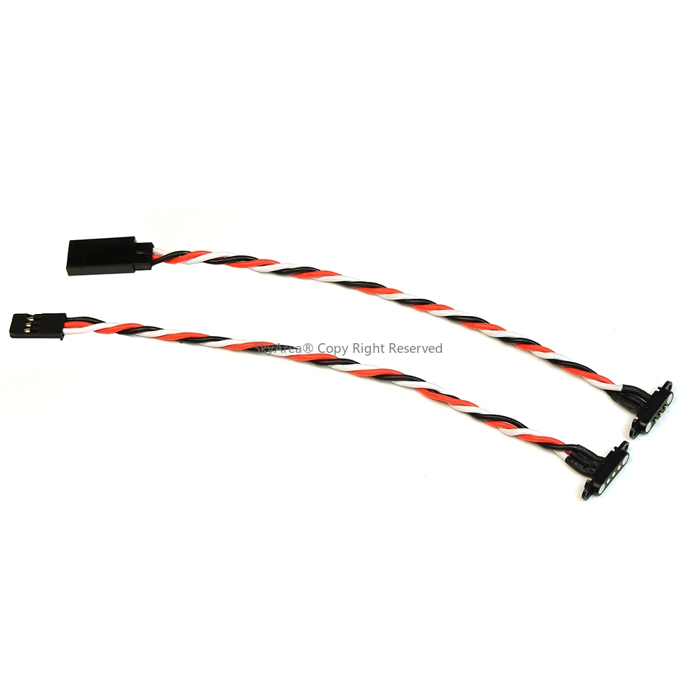 SkyArea كابل تمديد مغناطيسي عالمي JR /JST لبطارية طراز RC UBEC