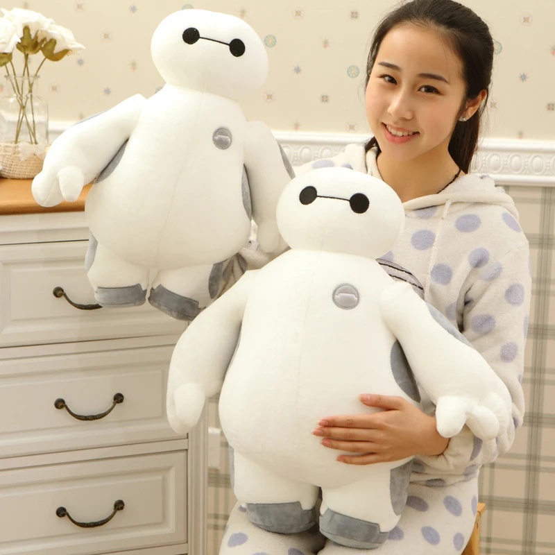 Original 18-38cm Disney Big Hero 6 Baymax Plush Doll Cute Anime Figure Pillow Party Decoration Children's Toys Gifts