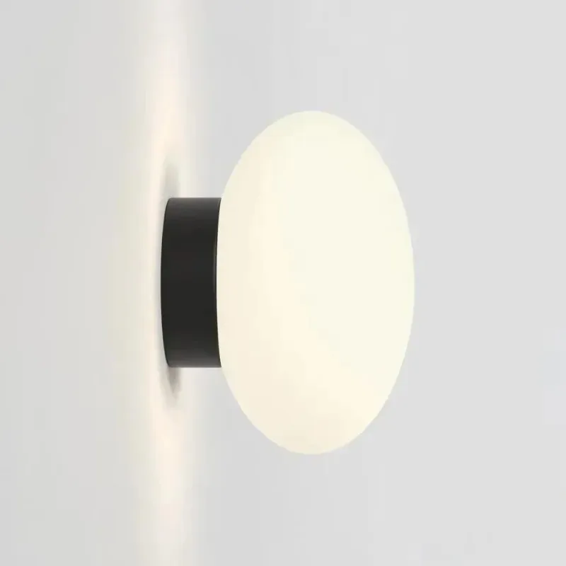 

【Fashionable】Modern White Wall Lamp Ball Glass Wall Sconce For Home Bathroom Mirror Living Room Bedroom Wall Decorative Interior