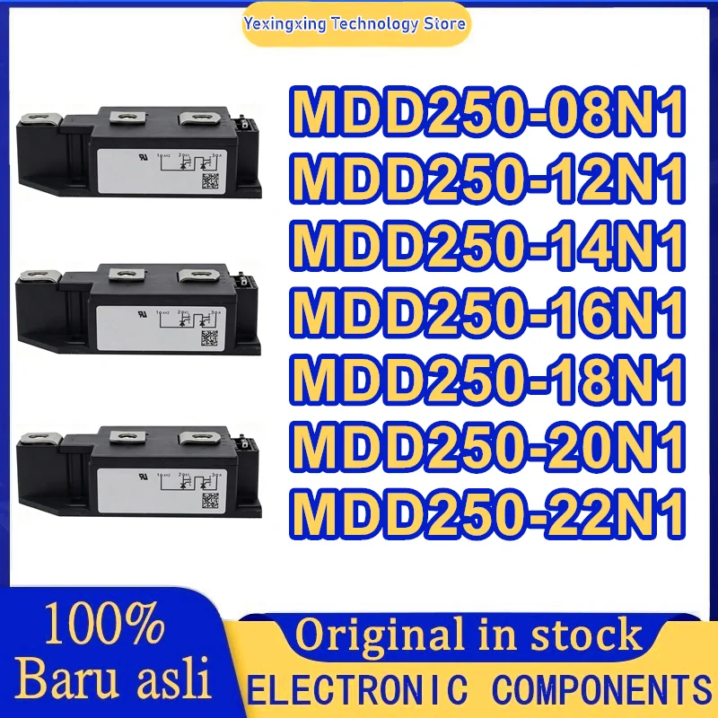 MDD250-08N1 MDD250-12N1 MDD250-14N1 MDD250-16N1 MDD250-18N1 MDD250-20N1 MDD250-22N1 100% New Original In Stock