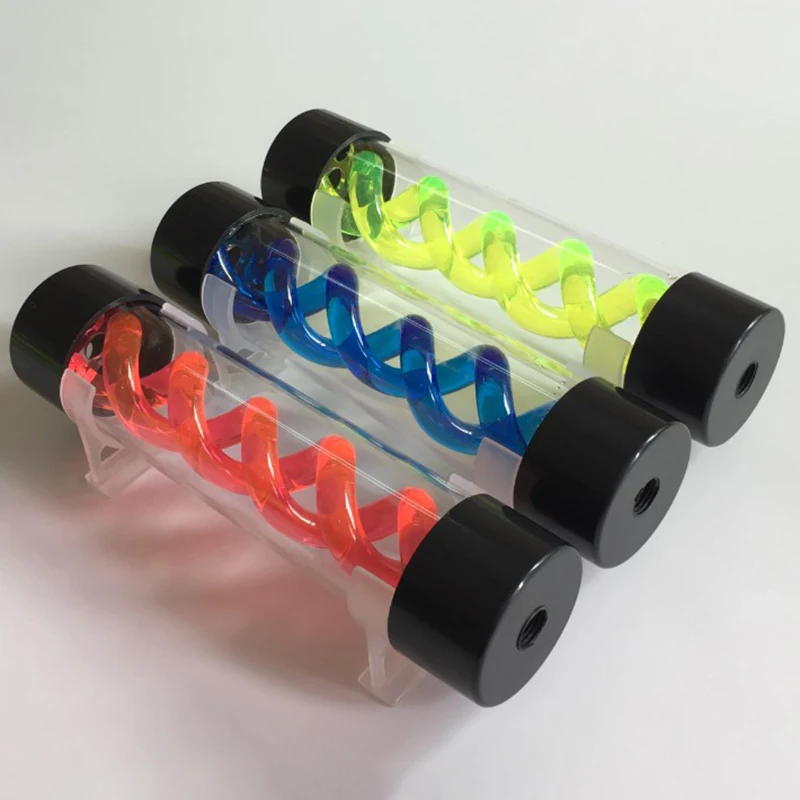 AT08 جديد 200 مللي متر خزان مياه لتبريد المياه للكمبيوتر خزان تبريد مياه الكمبيوتر مع خيط G1/4 لملحقات مبرد الكمبيوتر (أزرق)