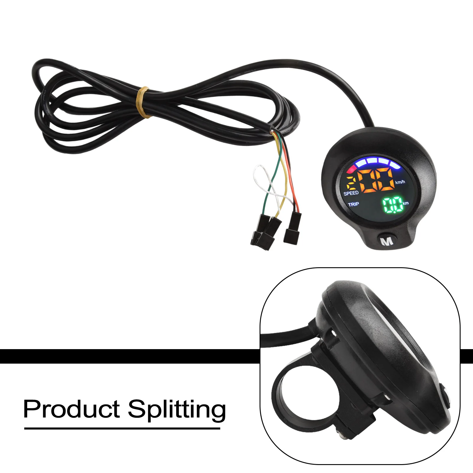 تقريبا 16x10x5 سنتيمتر عرض السيارة الكهربائية توافق جيد عرض الأميال 22 مللي متر تركيب قطر ركوب الخيل #2