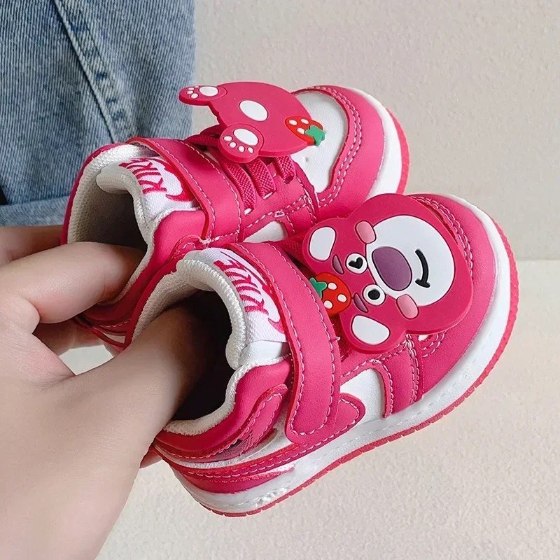 

Boots Baby Girls Sneakers Board Shoes Cartoon Prints Soft Bottom Non-slip Children Casual Walking Shoes Boy Kids Children Shoes