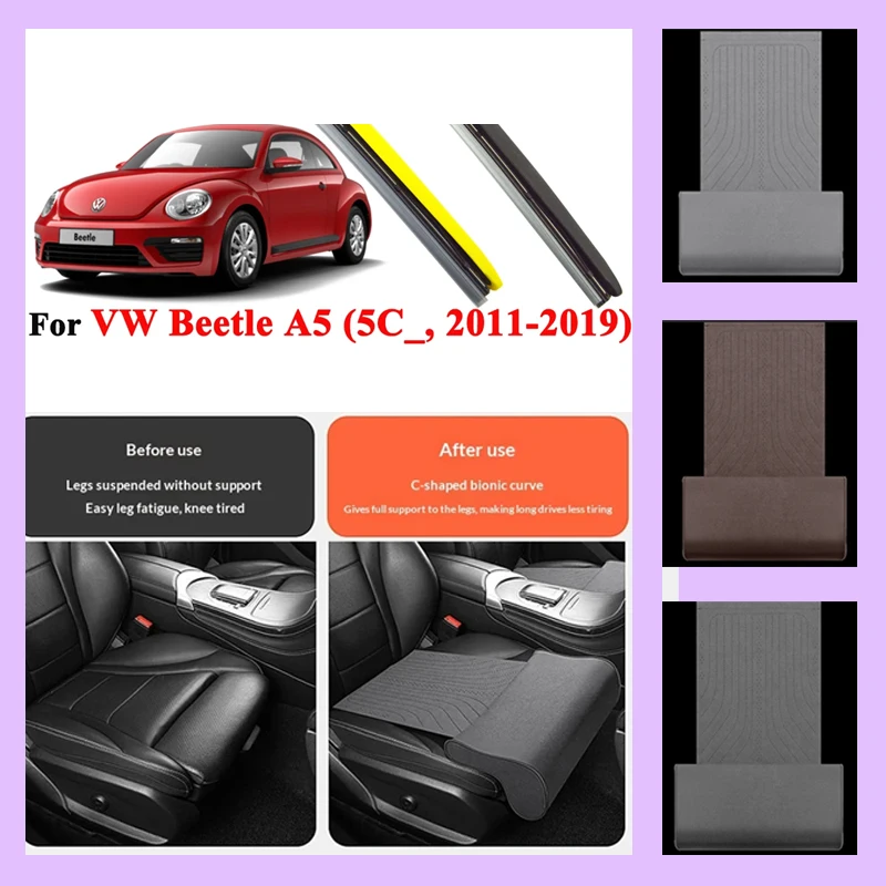 

For VW Volkswagen Beetle A5 5C 2011-2019 Car Seat Leg Support Extension Mat support pad Seat extension leg pad