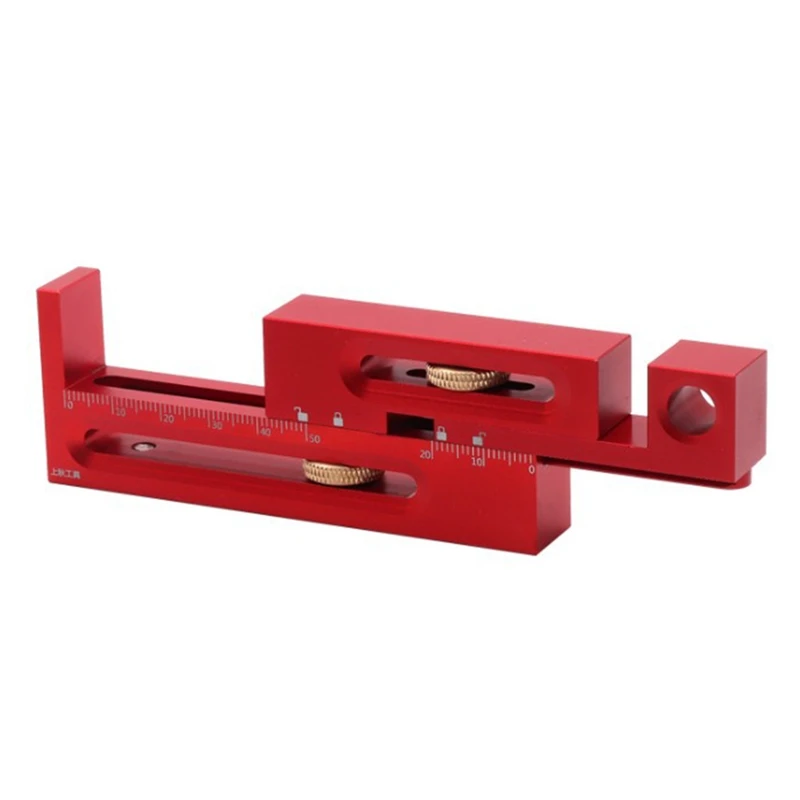 

HOT SALE Table Saw Space Slot Regulator Slot Ruler Make Mortise Tenon Measuring Block Length Joinery Woodworking Tool Measuring