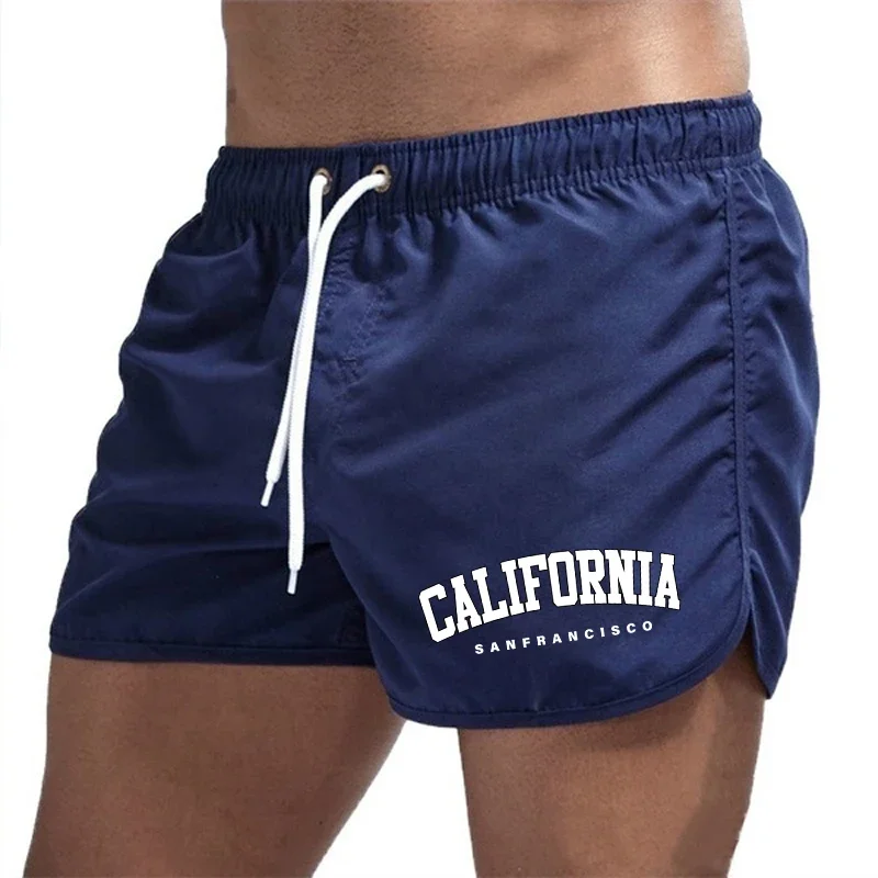 

Fashion Casual Daily Swimming Men's Shorts 2026 Beach Trunks Summer Swim Gym Pants Quick Drying Homme Surf Ventilate Drawstring