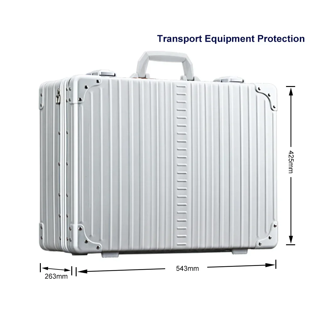 2025/ new Multifunctional Portable Protective Watertight Case Custom Logo metal suitcase Document suitcase