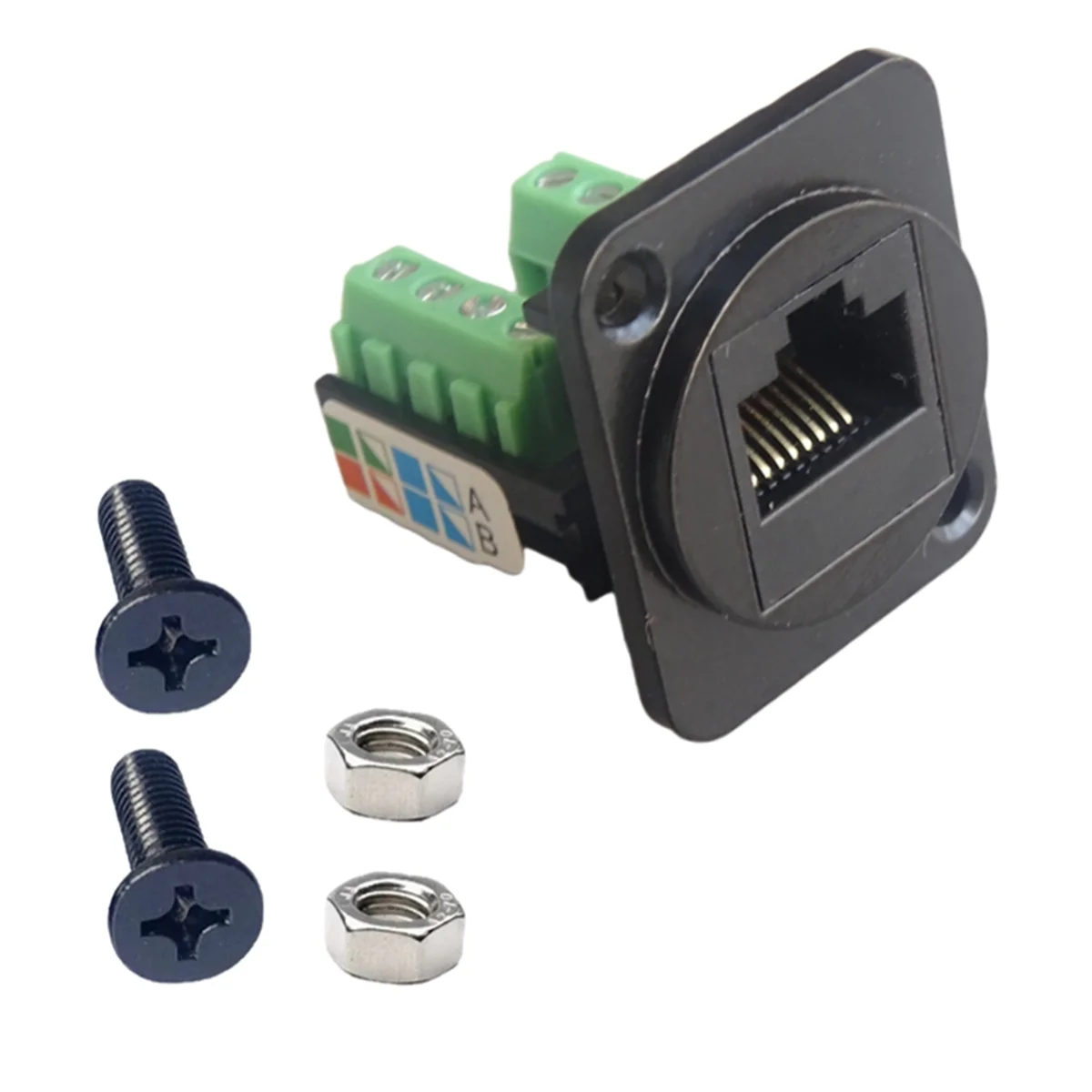 Câble RJ45 CAT.5E pour ordinateur réseau, connecteur noir