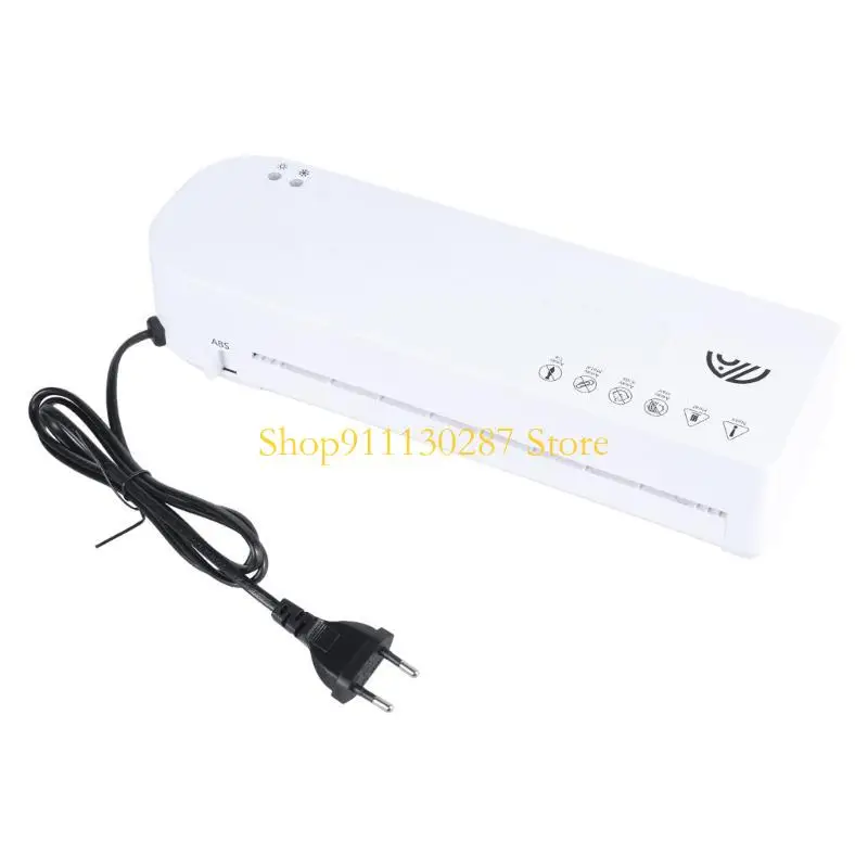 J1HC Mesin Laminator Yang Ditingkatkan Pemanasan Cepat Laminator Portabel Ringan Cocok untuk 2R 3R Rumah Kantor