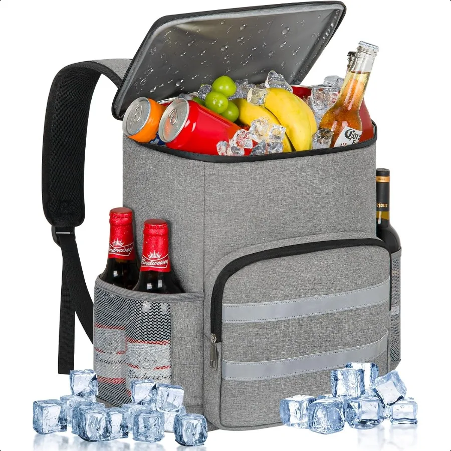 Backpack Cooler 54 Cans Insulated Leak Proof Cooler Backpack for Men Women Cooler Bag Portable Picnic Camping Beach Hiking BBQ