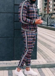 Gentlemen Tracksuit Set Jackets Sets Tracksuit Men Sportswear Male Suit Pullover Two Piece Set Casual Sets Men Clothes Jackets