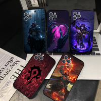 W-World Of W-Warcraft  Phone Case For iPhone 16,15,14,13,12,11,Pro,X,XS,Max,XR,Plus,Mini Soft Black Cover