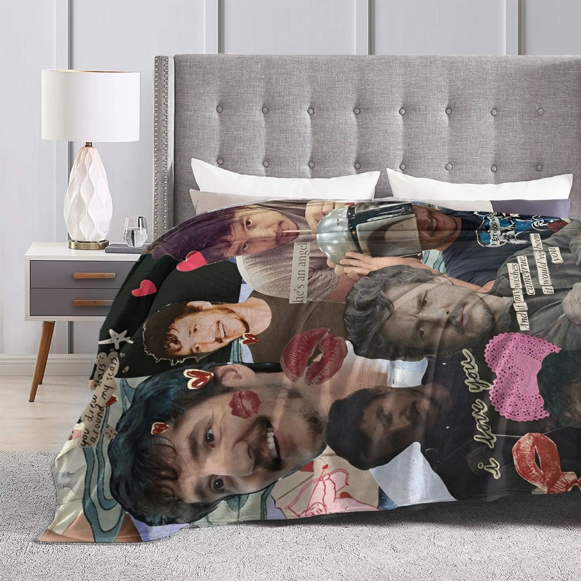 خوسيه بيدرو بالمسيدا باسكال بطانية التخييم الفانيلا رمي بطانية للأريكة السرير سوبر دافئ جودة مخصصة المفرش هدية فكرة