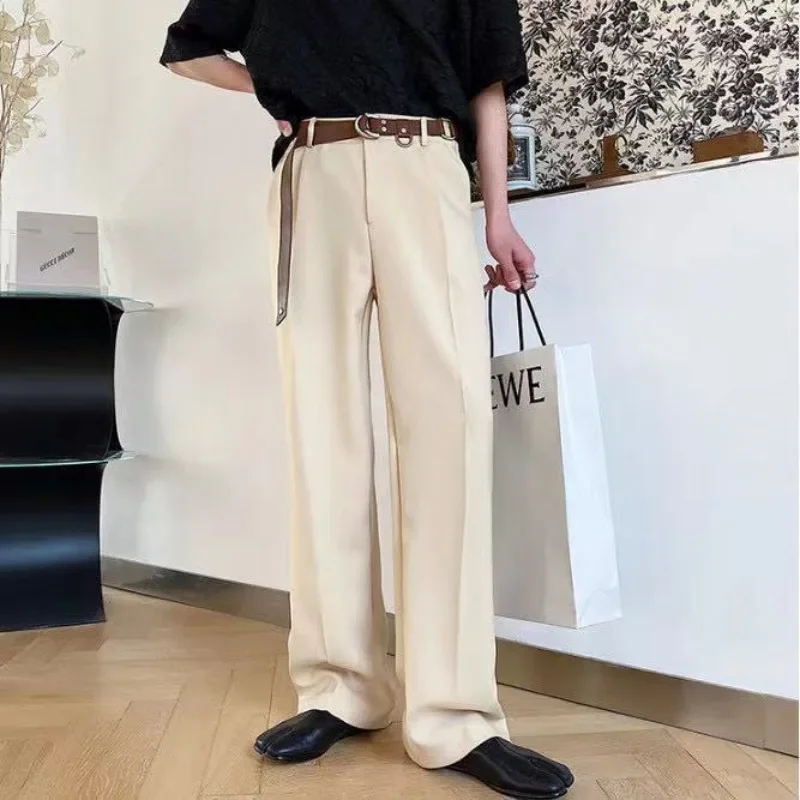 Office Khaki Man Suits Pants Work Plus Big Size Trousers for Men High Quality Fabric Summer 2024 Dress Spandex Cheap Vintage Up