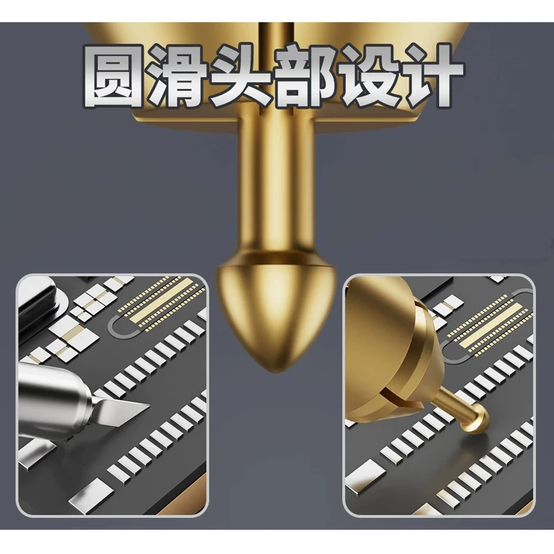 M24 Red Copper Tin Dragging Needle Repair Tin Dragging Inner Seat Welding Tin God Tool Quick Tin Eating Tin Plating Needle