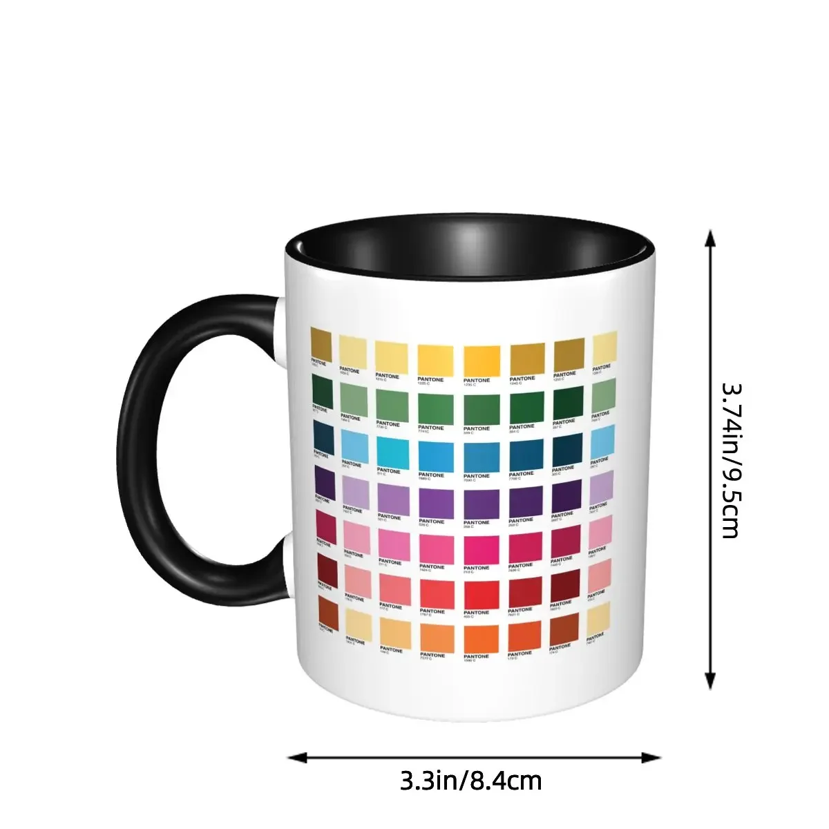 Shades Of Pantone Colors Mug Funny Ceramic Coffee Cups Tea Mugs Milk Cup Drinkware Gifts for Friends