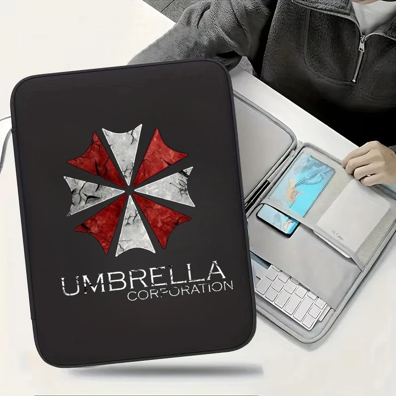 umbrella-corporation-bolsa-de-couro-pu-para-laptop-capa-protetora-impermeavel-resident-evil-para-notebooks-de-11-13-polegadas