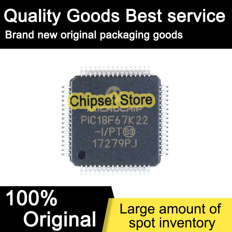 

PIC18F67K22-I/PT PIC18F67K22 I PT TQFP 100% Brand new