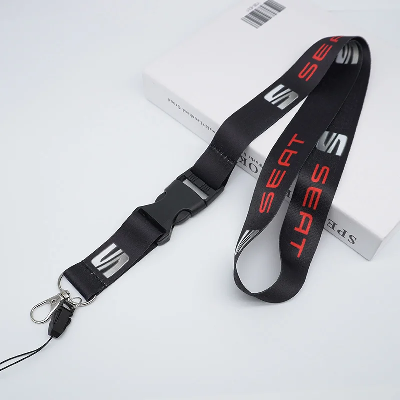 Fashion Neck Strap Lanyard Key Cell Phone Work ID Card Hanging Rope Nylon For Seat Leon Mk3 Mk2 Mk1 Ibiza 6j Cupra Accessories view 2
