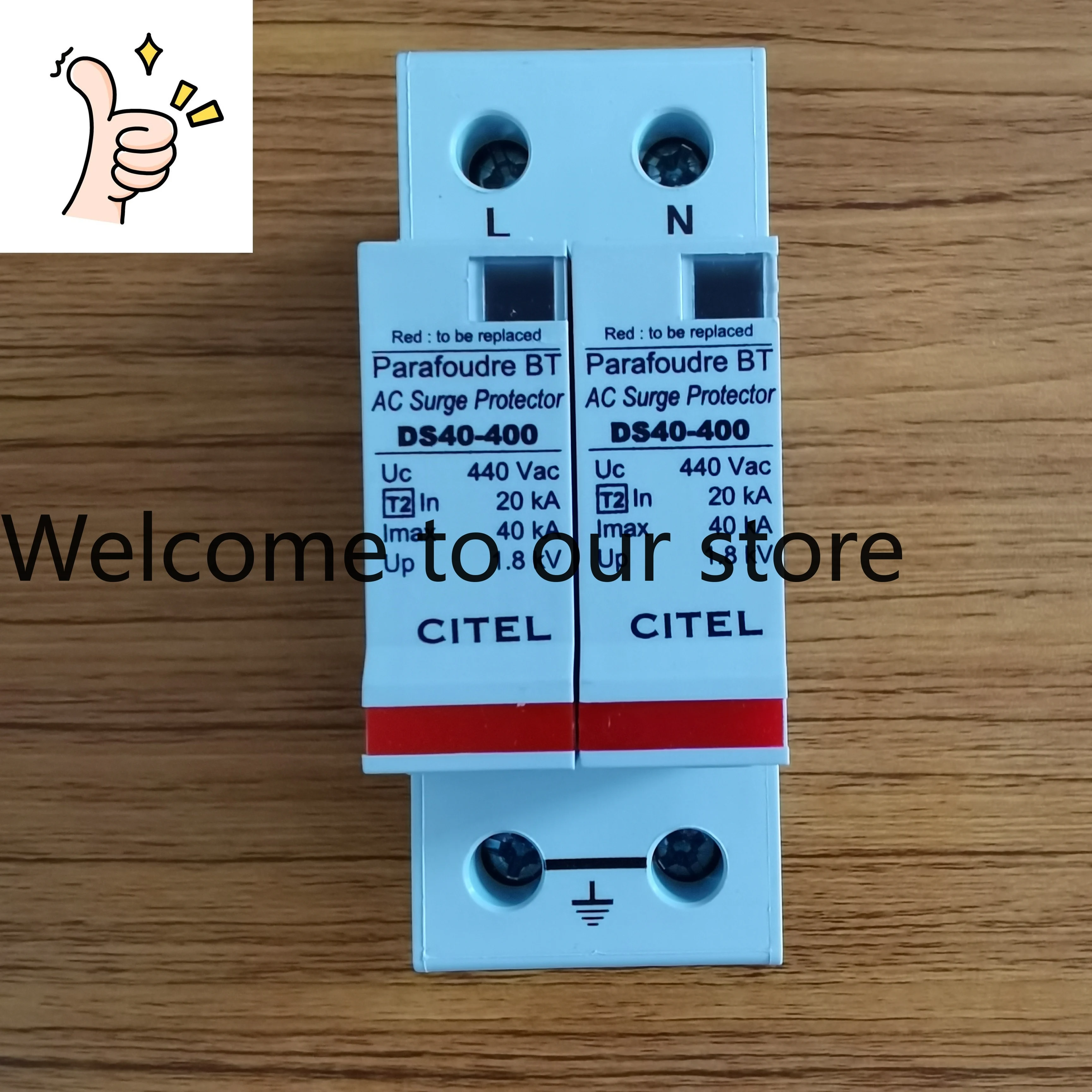 France CITEL Surge Protector DS42S-120 West Del 150V Two-phase 40KA Lightning Protector