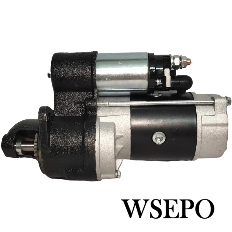 Electric Start Motor Starter Assy. 12V 12Teeth For S1110 ZS1115 4 Stroke Single Cyliner Water Cool Diesel Engine