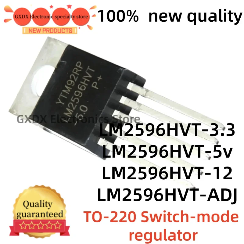 10-20Uds 100% new quality LM2596HVT LM2596HVT-3.3 LM2596HVT-5.0 LM2596HVT-12 LM2596HVT-ADJ TO-220-5 Switch-mode regulator