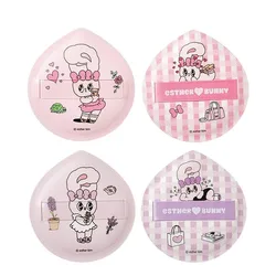 MINISO Kawaii Esther Bunny Series Cartoon Marshmallow Air Cushion Puff Set Anime Girly Heart Cute Wet and Dry Powder Puff