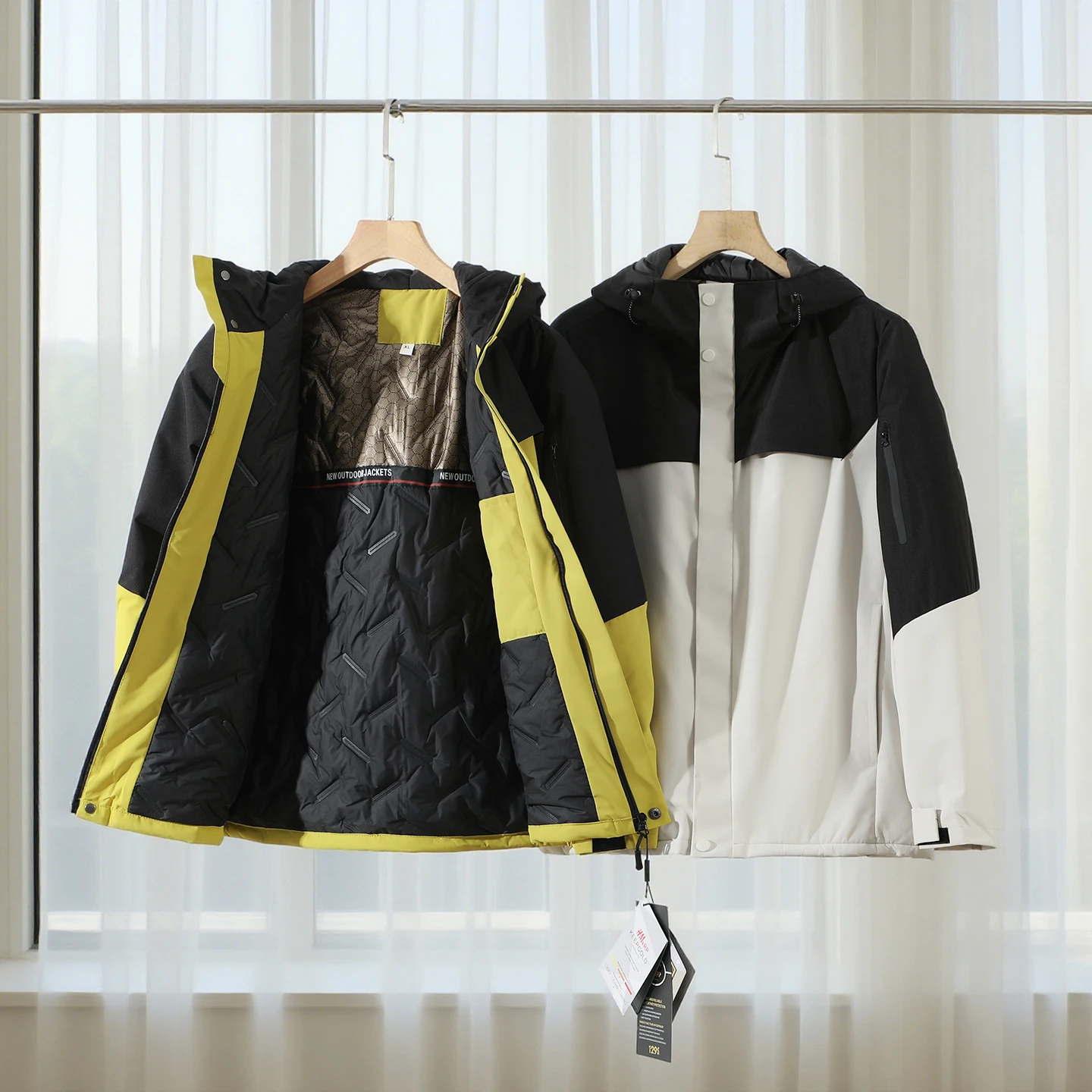 

Мужская термосветражающая парка Trade King с капюшоном, теплая хлопковая куртка-стойка, подходит для модных городских молодежи