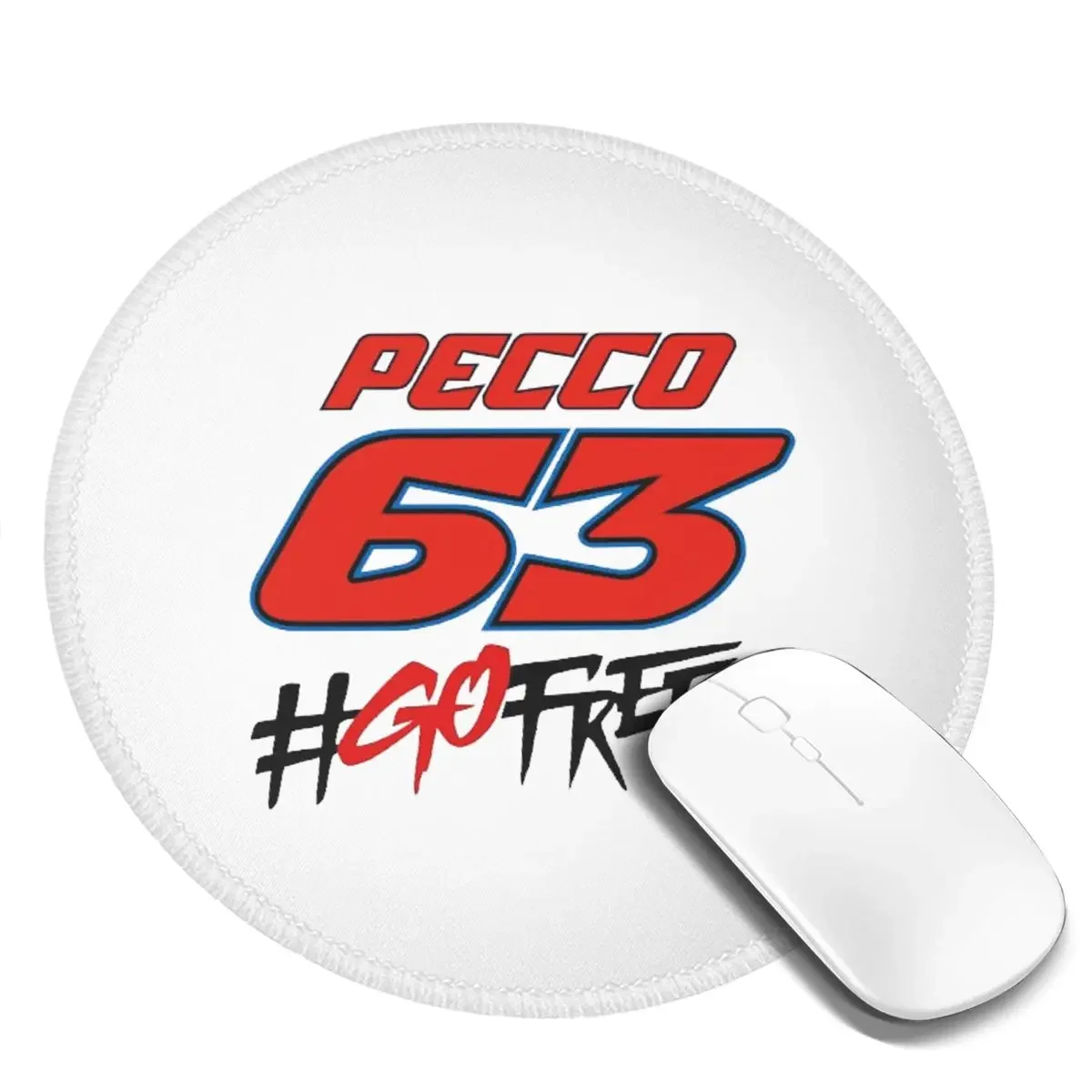 Pecco BagnaiaGo Free Round Mouse Pad Computer Keyboard Mouse Mat Gamer PC Desk Mat Office Table Mats