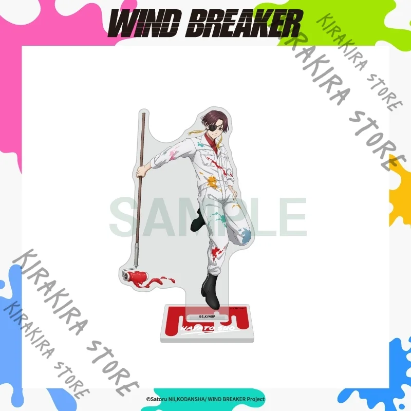 WIND BREAKER Umemiya Hajime KAJI REN Kiryu Mitsuki Cosplay Standing Plate Indicative Board Official Anime Ornaments Mascot view 3