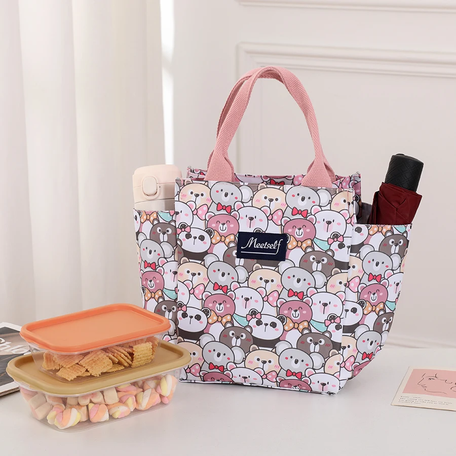 New Oxford fabric large-sized lunch box, lunch box bag, handbag, large-capacity zipper bag view 6