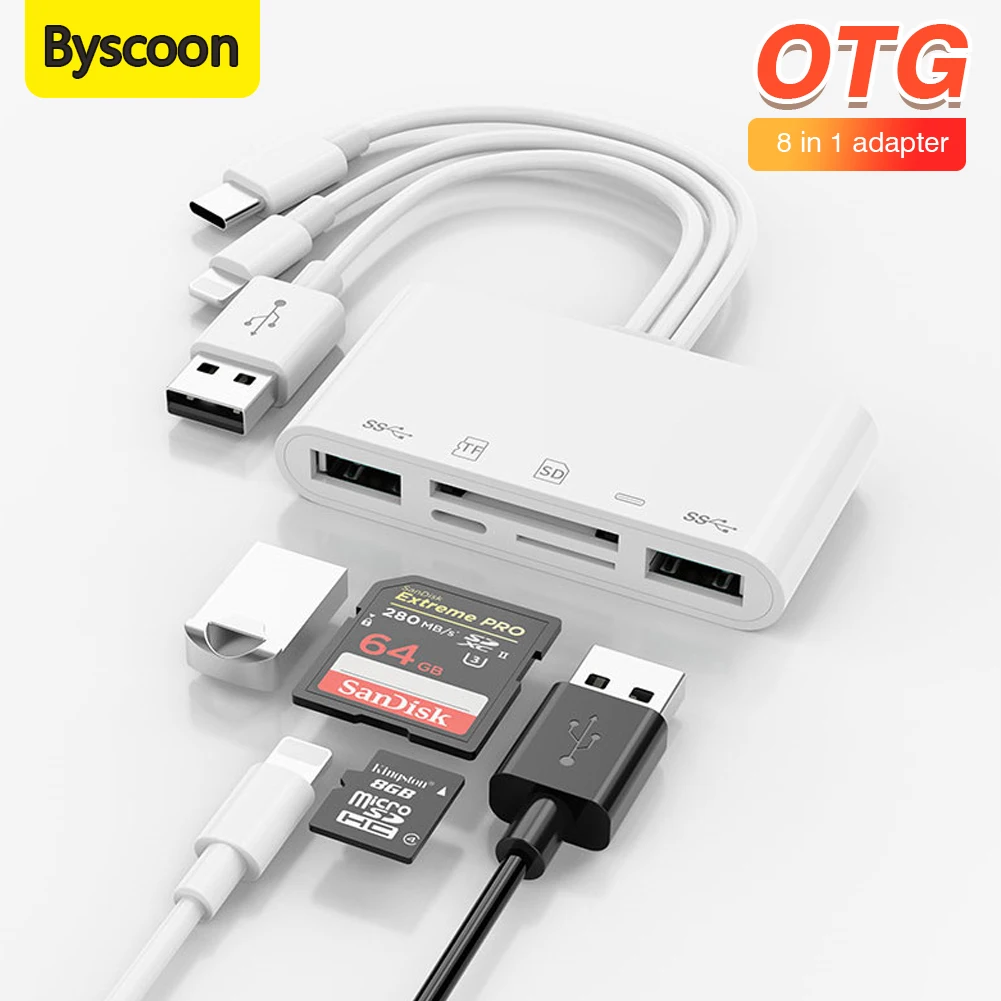 6 In 1 Sd Card Read…