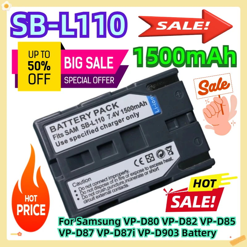 

For Samsung VP-D80 VP-D82 VP-D85 VP-D87 VP-D87i VP-D903 Battery