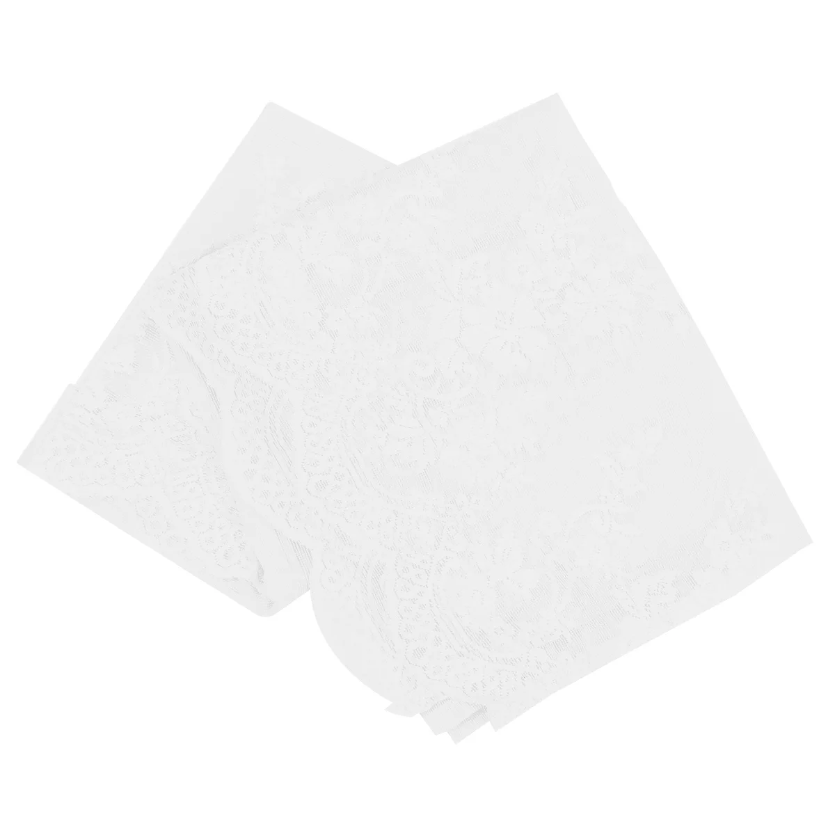 

1Pcs Half Curtain Finished Lace 137x61cm Short Window Curtain Sun Proof Tulle Valance for Kitchen Bedroom Living Room