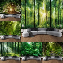 Beautiful Natural Forest Printed Large Wall Tapestry Cheap Hippie Wall Hanging Bohemian Wall Tapestries Mandala Wall Art Decor
