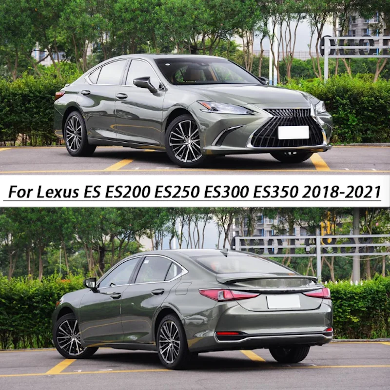 For Lexus ES ES200 ES250 ES300h ES350 2018-2021 2022 ​2023 2024 Car Sticker ABS Cover Frame Rear Tail Light Lamp Eyebrow Trims