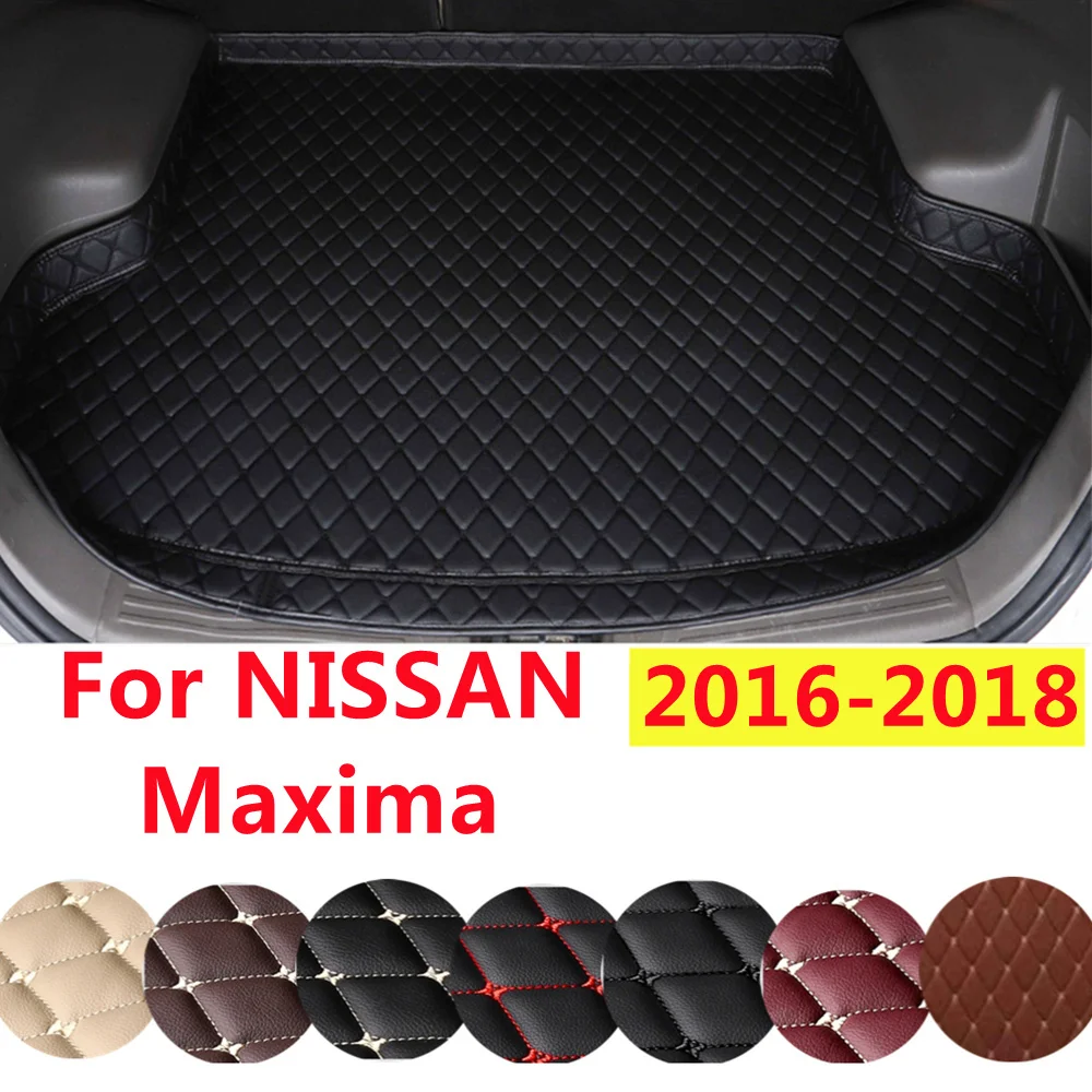 

YJ High Side XPE Leather AUTO Аксессуары Автомобильный коврик в багажник на заказ подходит для Nissan Maxima 2018 17-2016, задний багажник, чехол, ковер