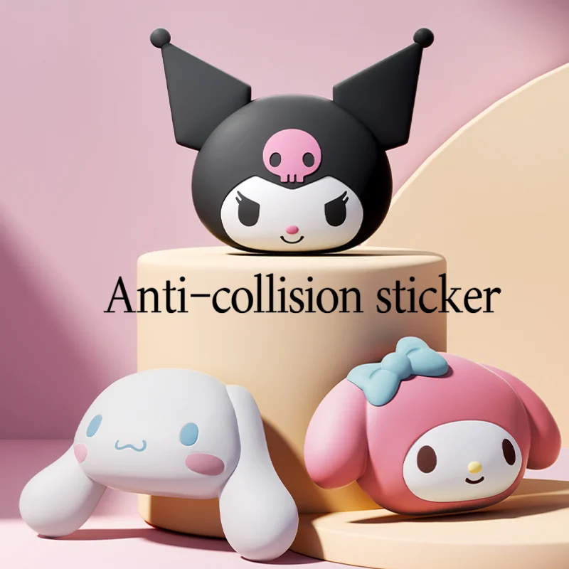 Melody Cute Silicone Corner Protector Table Edge Guard cute Kuromi Anti Collision Buffer Pad Furniture Safety Strips Home Decor
