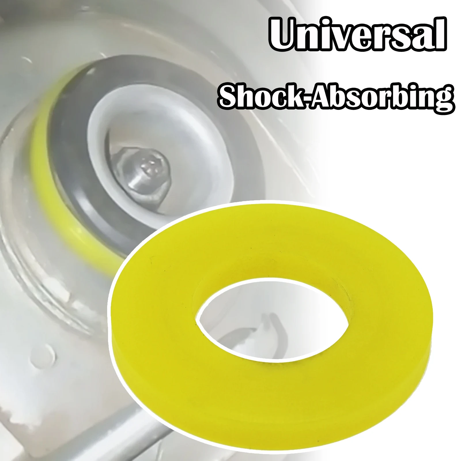 

Universal Front Strut Top Mount Tower Gap Fix Noise Over Bumps Suspension Shock-Absorbing Rubber Ring Bushing Bearing Washer