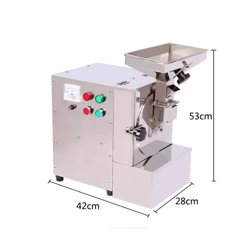 Fully Automatic Peanut Grinder Commercial Grain Vanilla Hazelnut Crusher