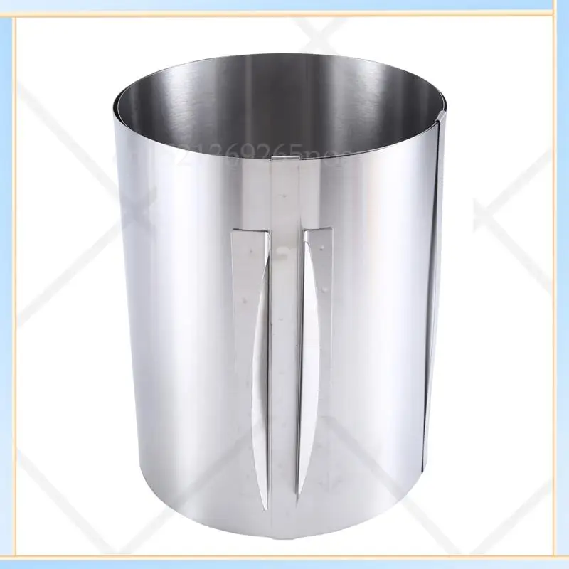 

-SPOR Silver Cake Mol High 20 Cm - Stainless Steel Baking Ring Adjustable - High Baking Mould For Easy Preparation