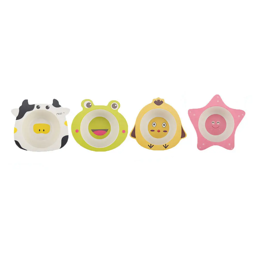 lot-de-4-bols-d'alimentation-pour-enfants-motif-animaux-de-dessin-anime-recipients-pour-aliments-pour-bebes-bols-de-repas-pour-enfants-vaisselle-anti-brulure-en-fibre-de-bambou-ecologique
